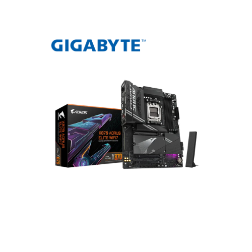 motherboard gigabyte x870 aorus elite wifi7, chipset amd x870, socket amd am5, atx[@@